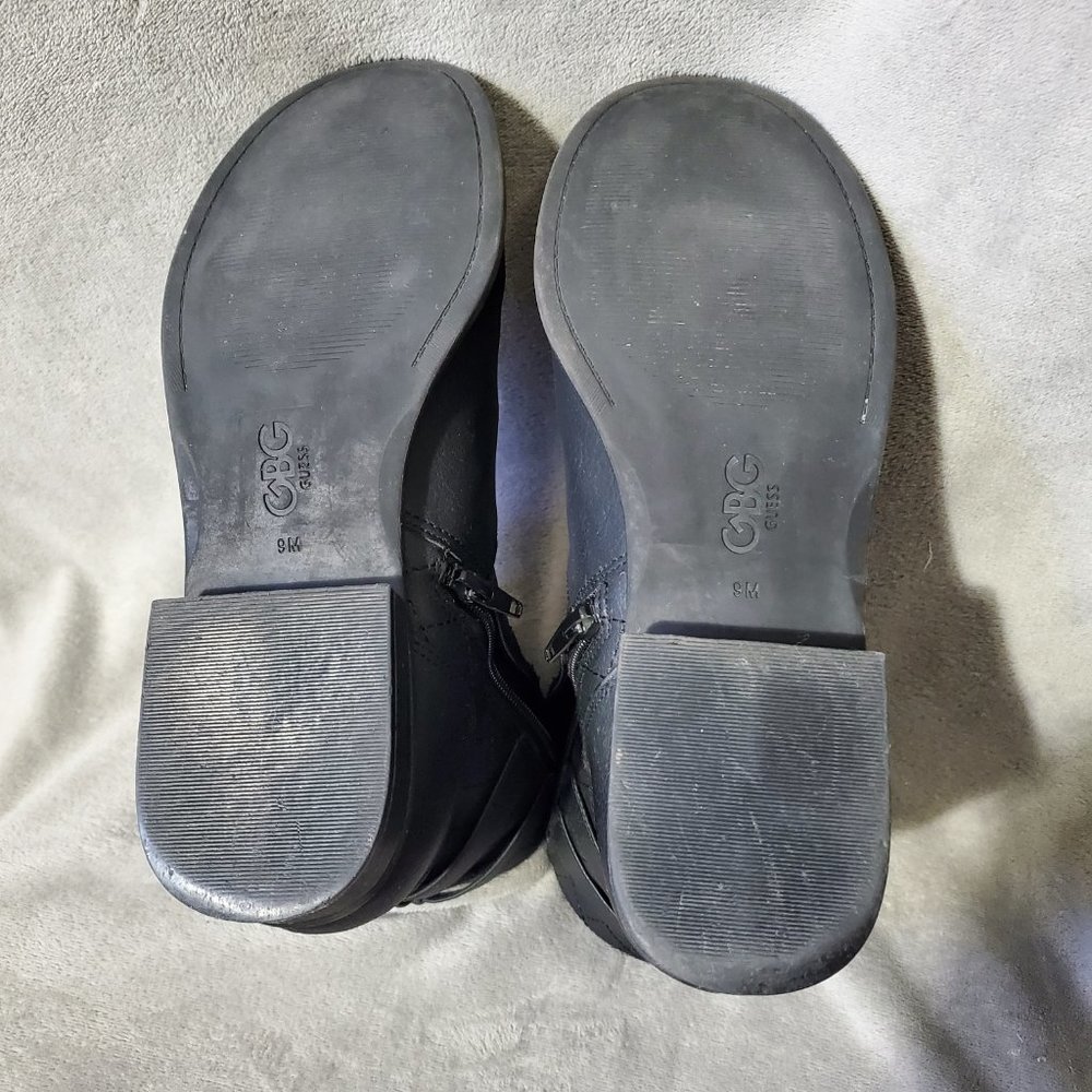 Guess Buckles and Straps Ankle Boots Black Size 9M - Picture 12 of 16